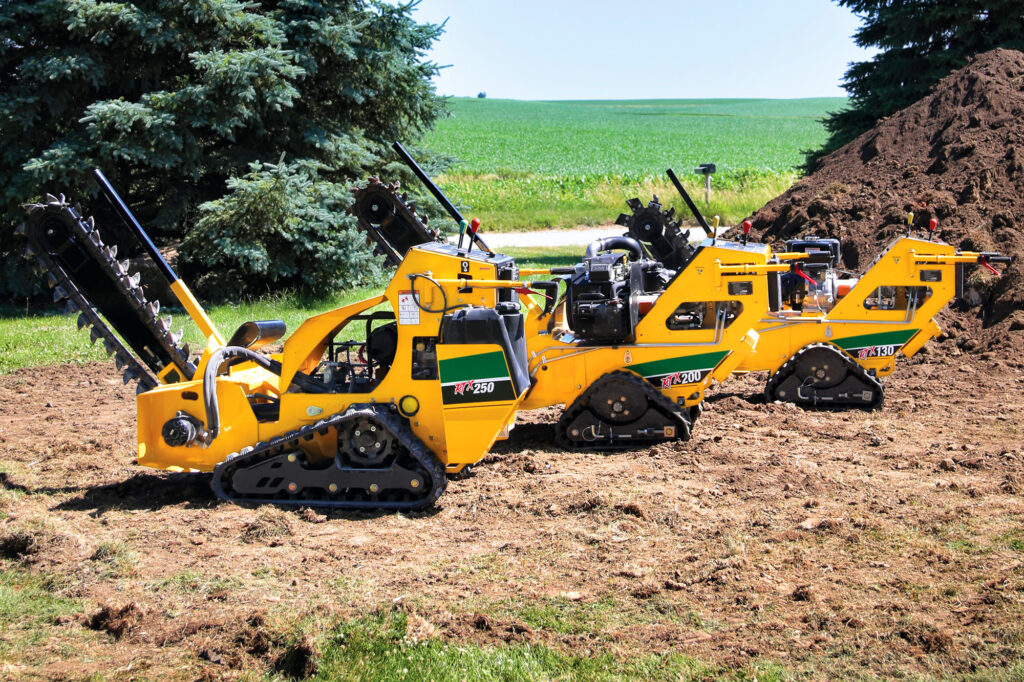 Ruční rýhovač Vermeer RTX250