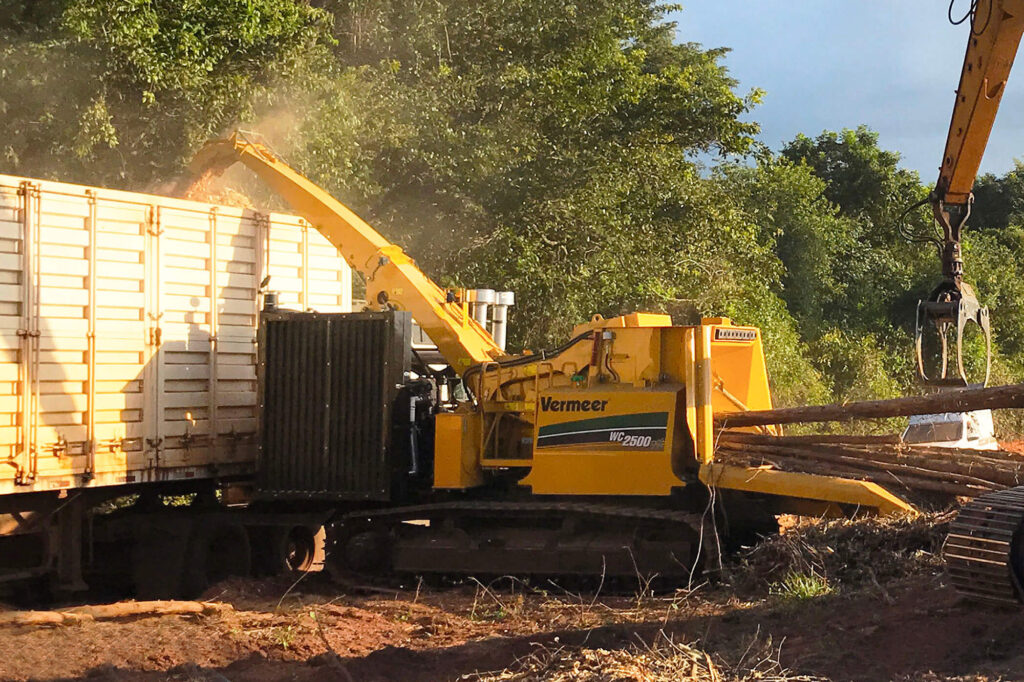 Velký štěpkovač Vermeer WC2500TX