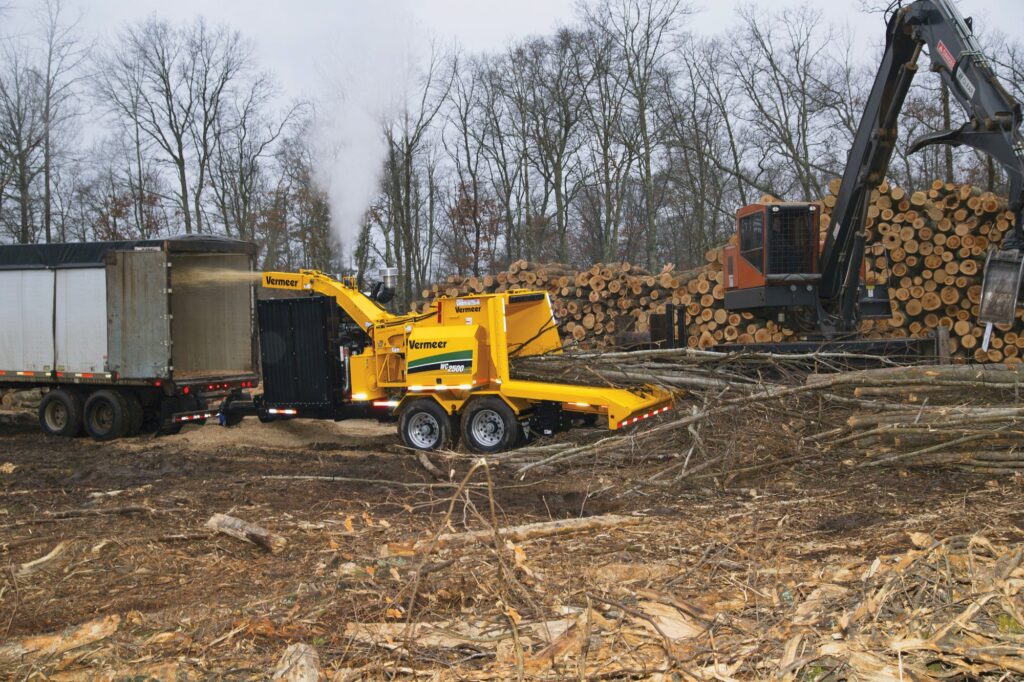 Velký štěpkovač Vermeer WC2500XL