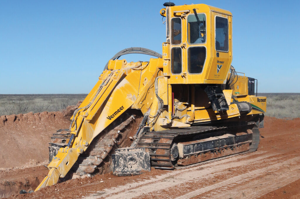 Velký rýhovač Vermeer T1055III