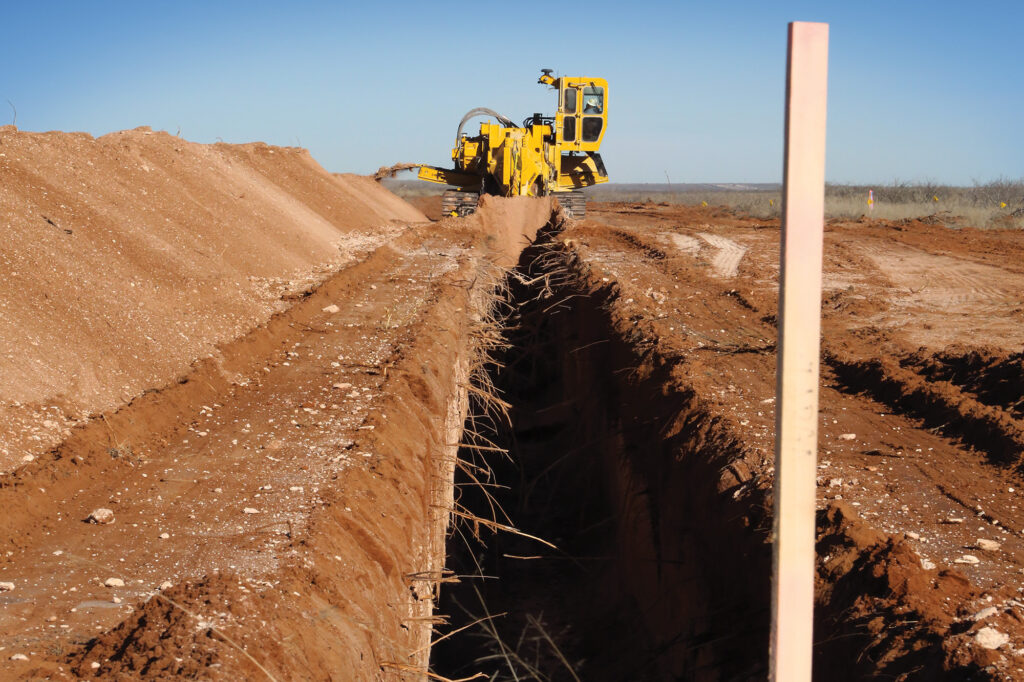 Velký rýhovač Vermeer T1055III