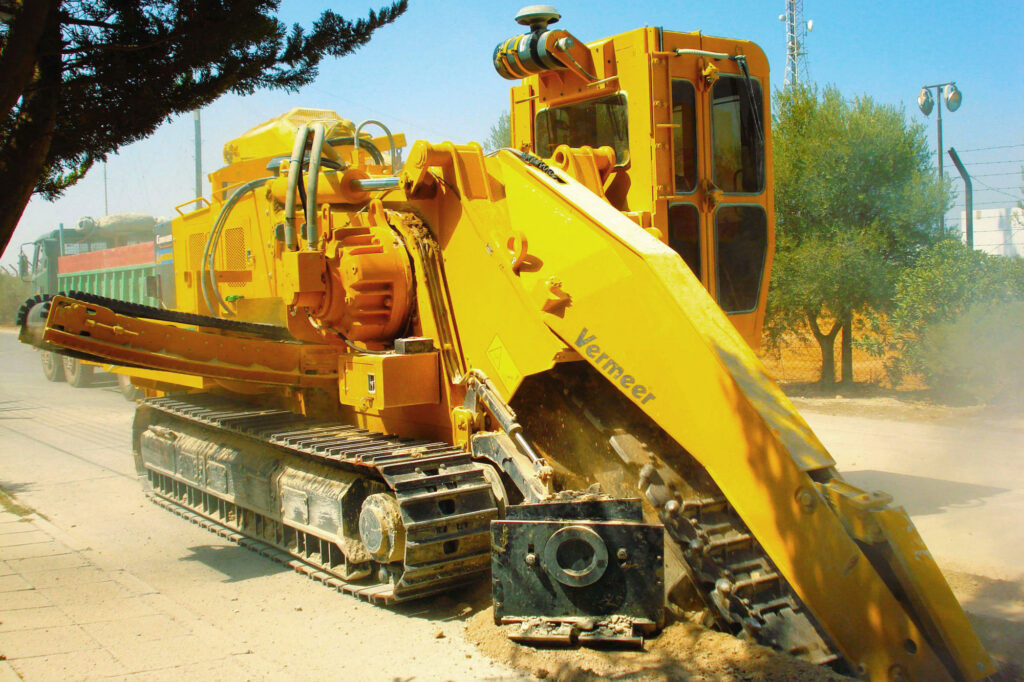 Velký rýhovač Vermeer T755III