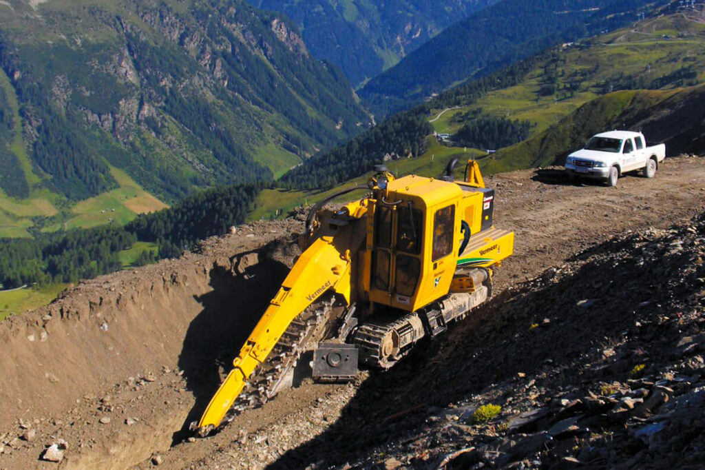 Velký rýhovač Vermeer T755III