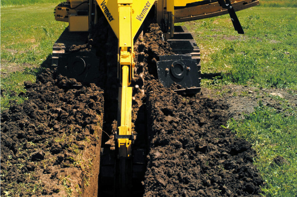 Velký rýhovač Vermeer T755III