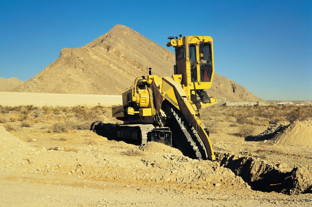 Velký rýhovač Vermeer T755III