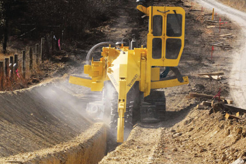 Velký rýhovač Vermeer T755III