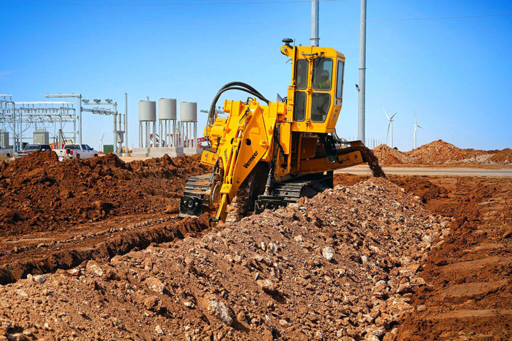 Velký rýhovač Vermeer T955III