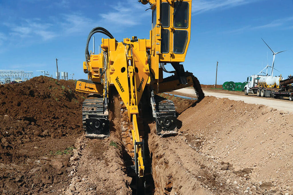 Velký rýhovač Vermeer T955III