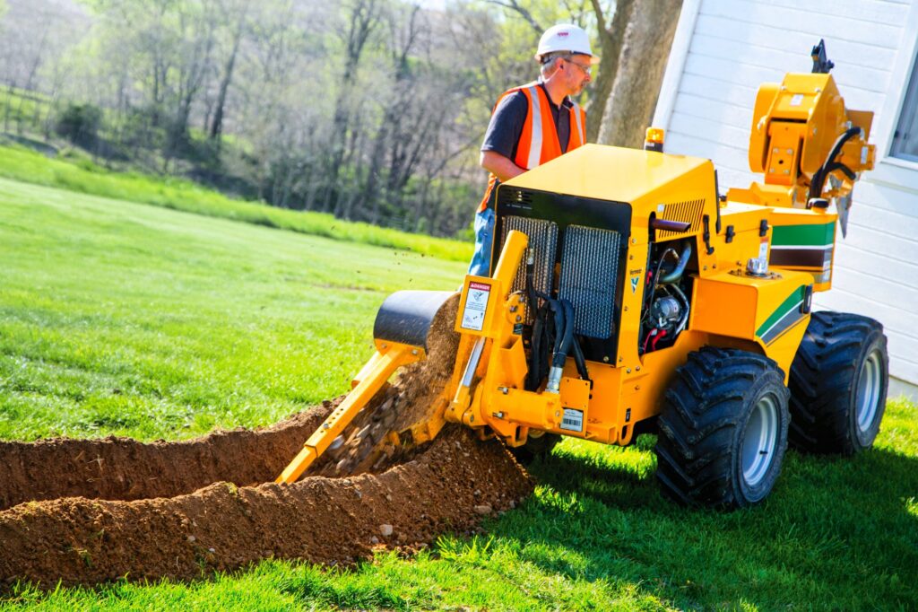 Vibrační pluh Vermeer PTX40