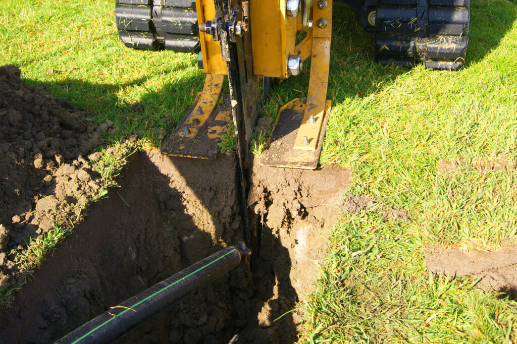 Vibrační pluh Vermeer PTX40